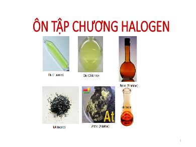 Bài giảng Hóa học khối 10 - Bài 26: Luyện tập nhóm Halogen