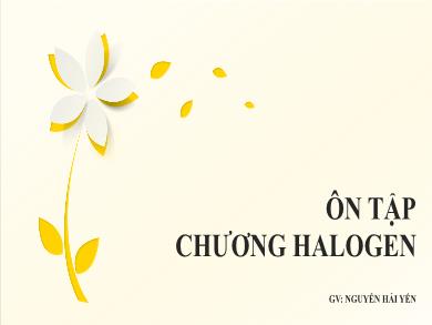 Bài giảng Hóa học lớp 10 - Bài 26: Luyện tập nhóm Halogen - Nguyễn Hải Yến