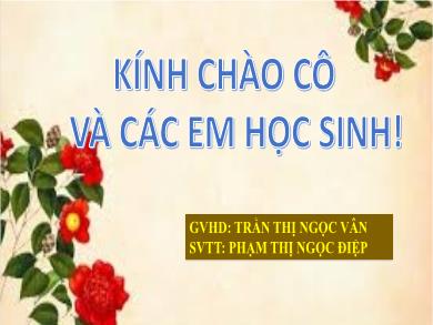 Bài giảng Hóa học lớp 10 - Tiết 48, Bài 30: Lưu huỳnh - Trần Thị Ngọc Vân