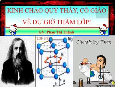 Bài giảng Hóa học lớp 11 - Bài 15: Cacbon - Phan Thị Thành