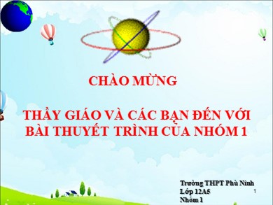 Bài giảng Hóa học lớp 12 - Bài 14: Vật liệu Polime (Cao su) - Trường THPT Phù Ninh