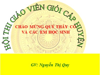 Bài giảng Lịch sử lớp 8 - Tiết 42, Bài 29: Chính sách khai thác thuộc địa của thực dân Pháp và những chuyển biển về kinh tế, xã hội ở Việt Nam - Nguyễn Thị Quy