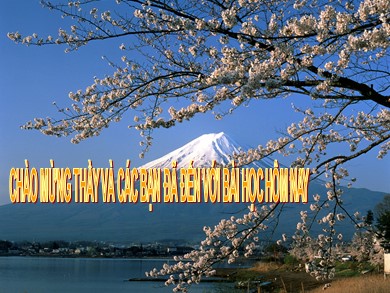 Bài giảng môn Địa lý khối 11 - Bài 9, Tiết 1: Tự nhiên, dân cư và tình hình phát triển kinh tế Nhật Bản