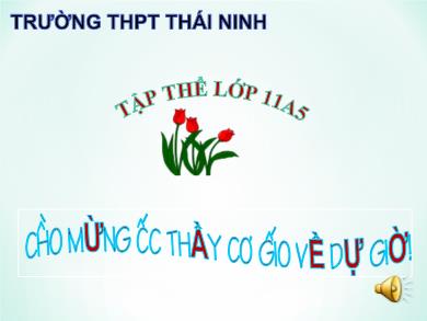 Bài giảng môn Hóa học lớp 11 - Bài 10: Photpho - Trường THPT Thái Ninh