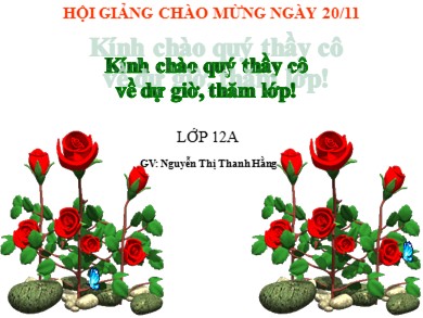 Bài giảng Sinh học lớp 12 - Bài 20: Tạo giống nhờ công nghệ gen - Nguyễn Thị Thanh Hằng