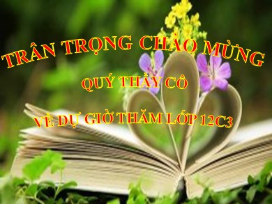 Bài giảng Sinh học lớp 12 - Tiết 21: Bài tập: Cấu trúc di truyền của quần thể - Nguyễn Thị Cẩm Nhung