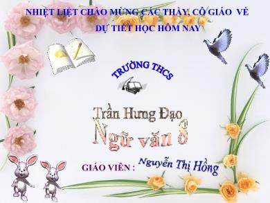 Bài giảng môn học Ngữ văn 8 - Tiết học 37: Nói quá