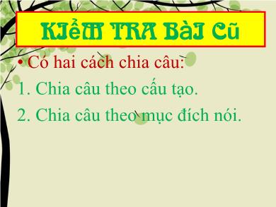 Bài giảng Ngữ văn 8 - Bài 18: Câu nghi vấn