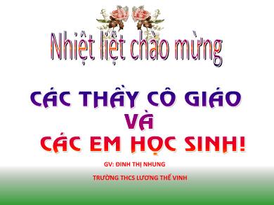 Bài giảng Ngữ văn 8 - Bài dạy 18: Khi con tu hú