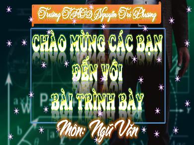 Bài giảng Ngữ văn 8 - Bài học: Đánh nhau với cối xay gió