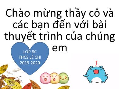 Bài giảng Ngữ văn 8 - Bài số 12: Ôn dich thuốc lá