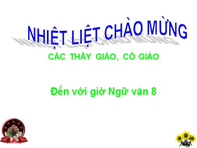 Bài giảng Ngữ văn 8 - Bài số 22: Câu phủ định