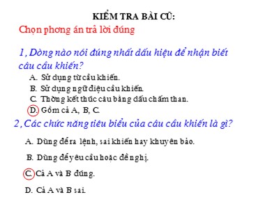 Bài giảng Ngữ văn 8 - Bài thứ 21: Câu cảm thán