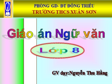 Bài giảng Ngữ văn 8 - Bài thứ 22: Câu phủ định