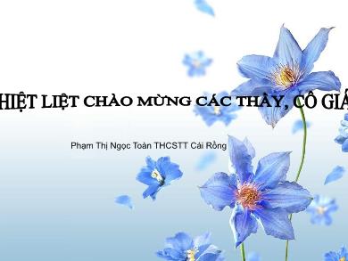 Bài giảng Ngữ văn 8 - Bài: Vào nhà ngục Quảng Đông cảm tác