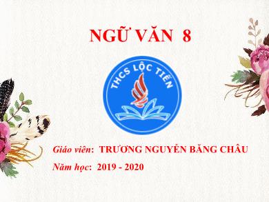 Bài giảng Ngữ văn 8 - Dấu ngoặc đơn và dấu hai chấm