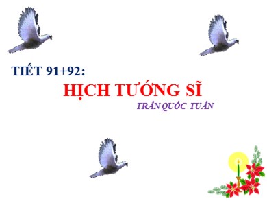 Bài giảng Ngữ văn 8 - Hịch tướng sĩ - Trần Quốc Tuấn