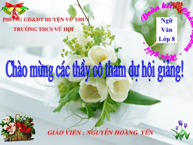 Bài giảng Ngữ văn 8 - Khi con tu hú