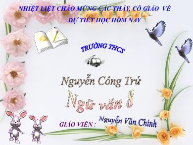 Bài giảng Ngữ văn 8 - Muốn làm thằng Cuội