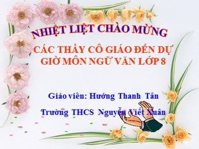 Bài giảng Ngữ văn 8 - Tiết 111: Tiếng Việt: Hội thoại
