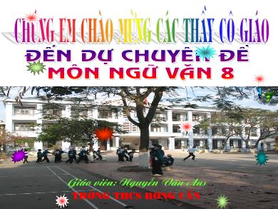 Bài giảng Ngữ văn 8 - Tiết 125: Tổng kết phần văn