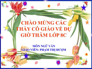 Bài giảng Ngữ văn 8 - Tiết 39: Nói giảm nói tránh