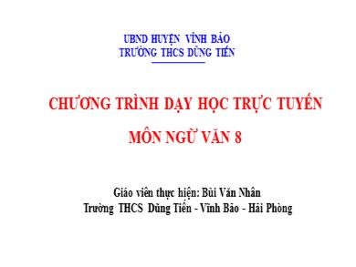 Bài giảng Ngữ văn 8 - Tiết 83: Chiếu dời đô