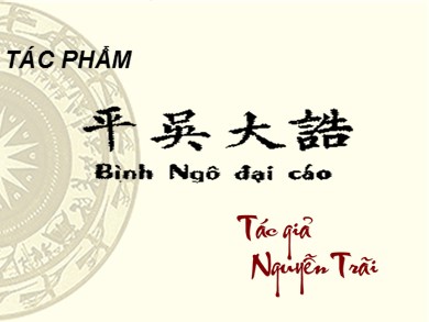 Bài giảng Ngữ văn 8 - Tiết dạy số 97: Nước Đại Việt Ta