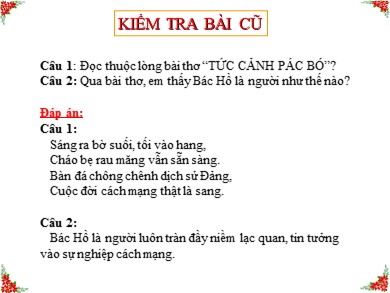 Bài giảng Ngữ văn 8 - Tiết học 87: Ngắm trăng