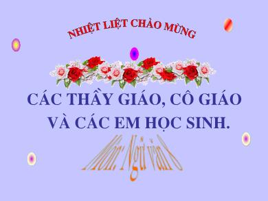 Bài giảng Ngữ văn 8 - Vào nhà ngục Quảng Đông cảm tác