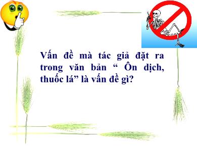 Bài giảng Ngữ văn lớp 8 - Bài 13: Bài toán dân số