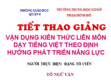 Bài giảng Ngữ văn 7 - Tiếng Việt: Từ Hán Việt (tt)