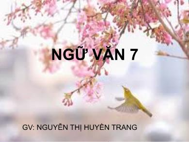 Bài giảng Ngữ văn 7 - Tiết 115 - 116: Luyện tập lập luận giải thích