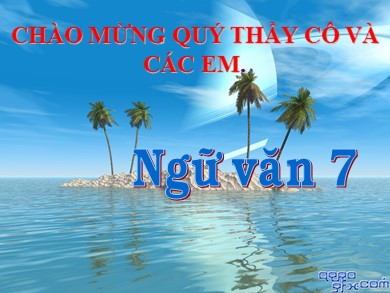 Bài giảng Ngữ văn 7 - Tiết 35: Tiếng Việt: Từ đồng nghĩa