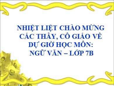 Bài giảng Ngữ văn 7 - Tiết 42 - Tiếng Việt: Từ đồng âm