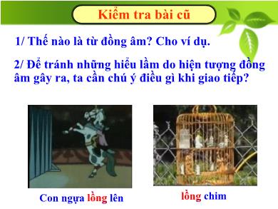 Bài giảng Ngữ văn 7 - Tiết 48: Tiếng Việt: Thành ngữ