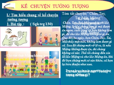 Bài giảng Ngữ văn 6 - Bài 12: Kể chuyện tưởng tượng