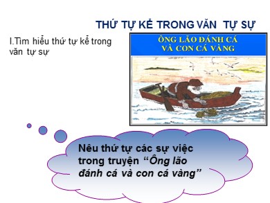 Bài giảng Ngữ văn 6 - Bài học: Thứ tự kể trong văn tự sự