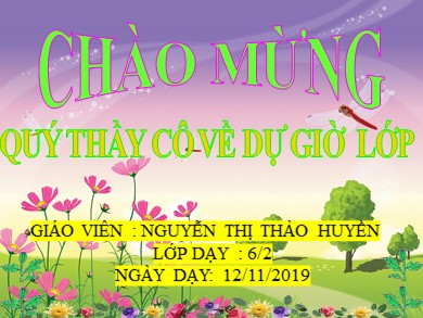 Bài giảng Ngữ văn 6 - Tiết 50: Chỉ từ