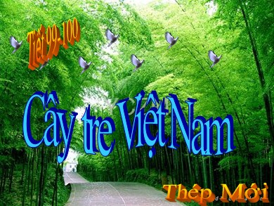 Bài giảng Ngữ văn 6 - Tiết 99, 100: Cây tre Việt Nam