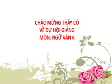 Bài giảng Ngữ văn 6 - Tiết học số 36: Ếch ngồi đáy giếng