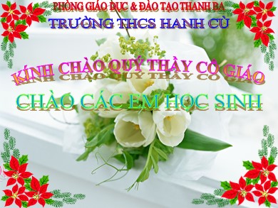 Bài giảng Sinh học 8 - Tiết 15 - Bài 15: Đông máu và nguyên tắc truyền máu