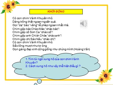 Bài giảng Ngữ văn 9 - Bài 14: Ôn tập phần Tiếng Việt: Các phương châm hội thoại