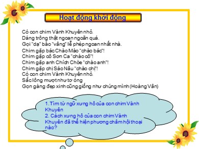Bài giảng Ngữ văn 9 - Ôn tập về phần Tiếng Việt