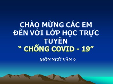 Bài giảng Ngữ văn 9 - Tiết 116: Mùa xuân nho nhỏ