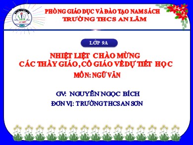 Bài giảng Ngữ văn 9 - Tiết 97: Tiếng nói của văn nghệ (tiếp)