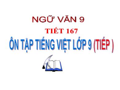 Ôn tập tiếng Việt khối 9 (tiếp)