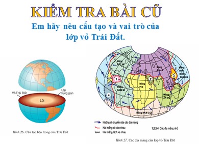 Bài giảng Địa lí 6 - Tiết 13 - Bài 11: Thực hành sự phân bố các lục địa và đại dương trên bề mặt trái đất