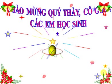 Bài giảng Địa lí 6 - Tiết 8: Sự vận động tự quay quanh trục của trái đất và các hệ quả