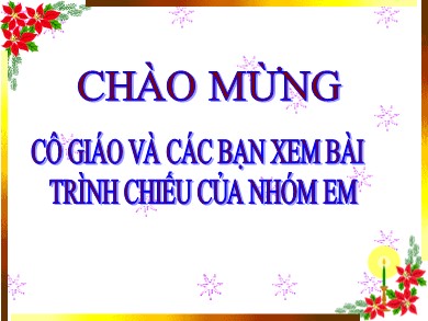 Bài giảng Sinh học 9 - Bài 6: Thực hành Tính xác suất xuất hiện các mắt của dòng kim loại